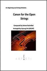 Canon for the Open Strings Orchestra sheet music cover